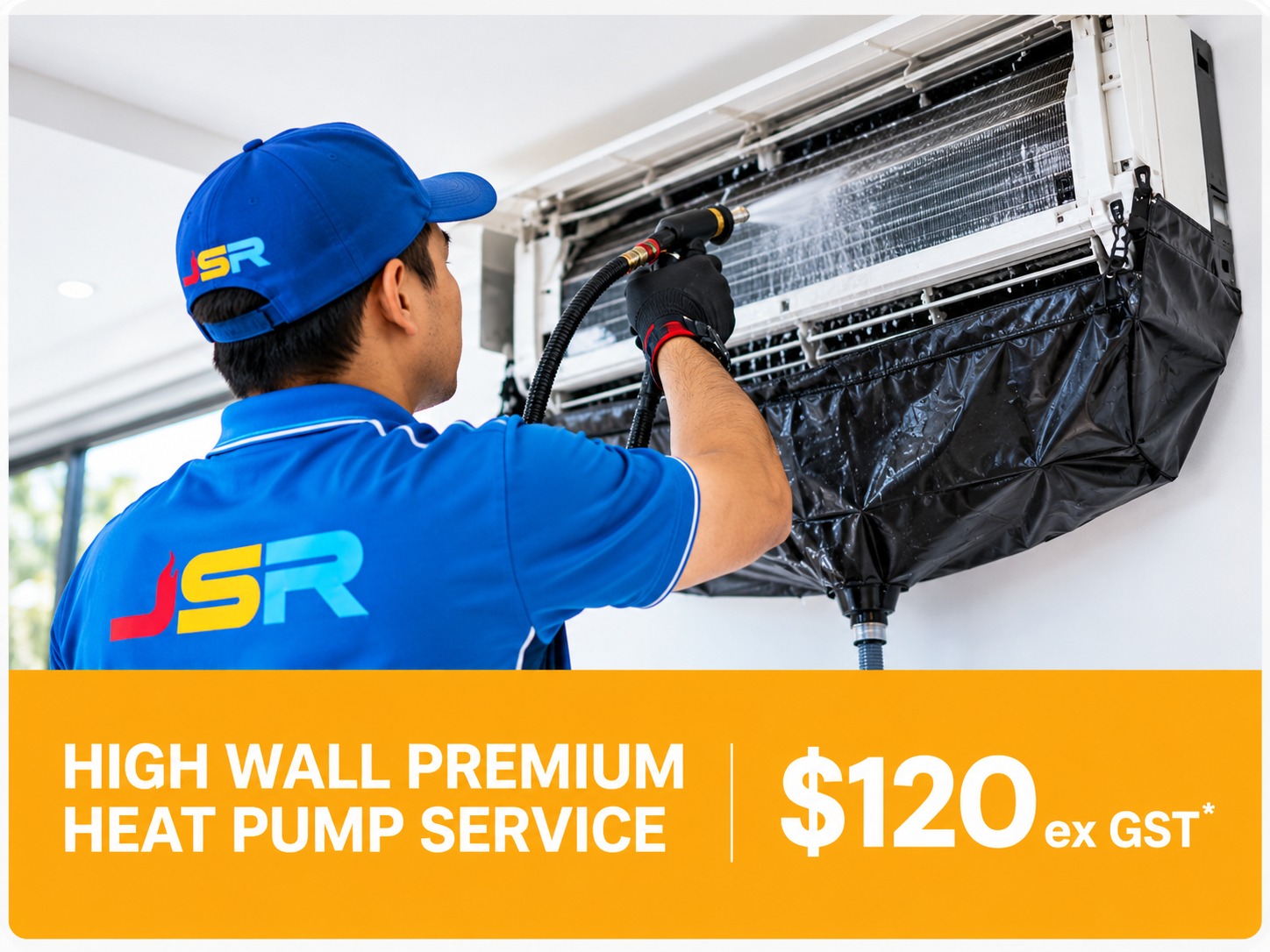 summer special offer on premium heat pump service at JSR 